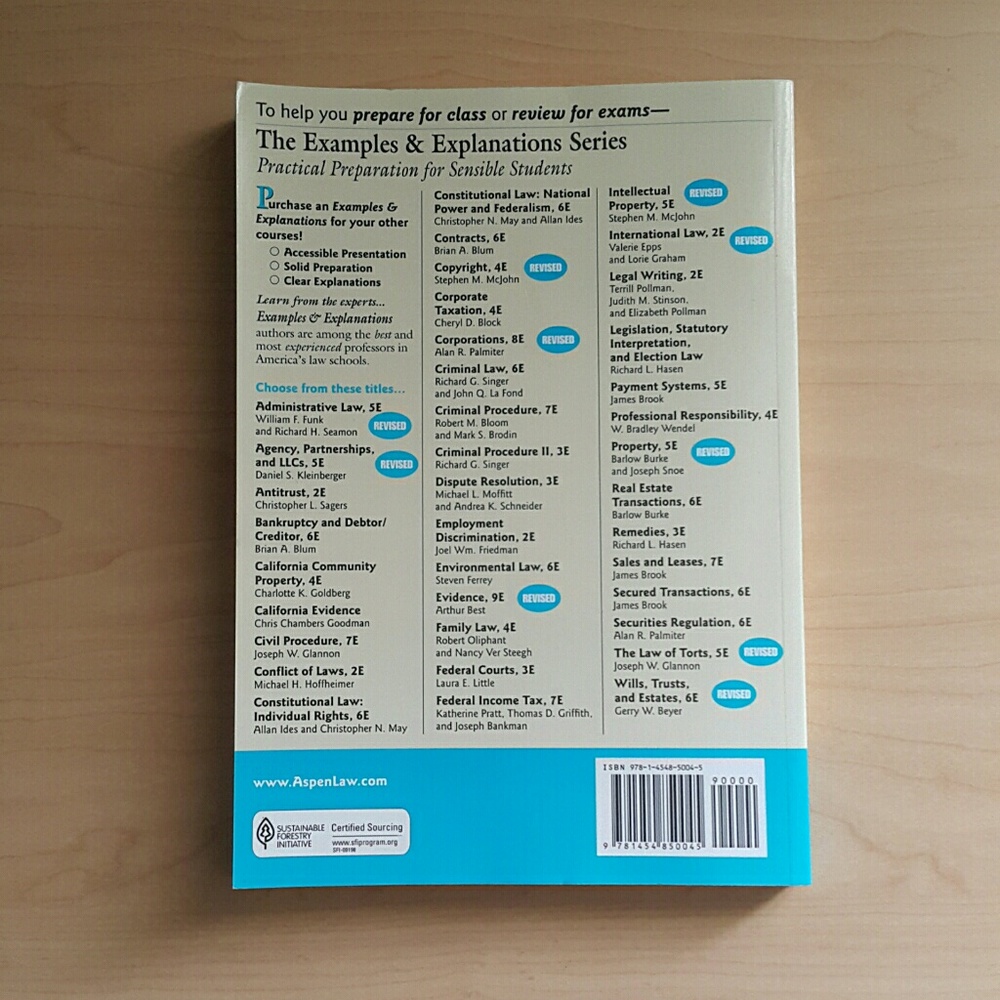 Book: Evidence (9th Edition) - Picture 2 of 3